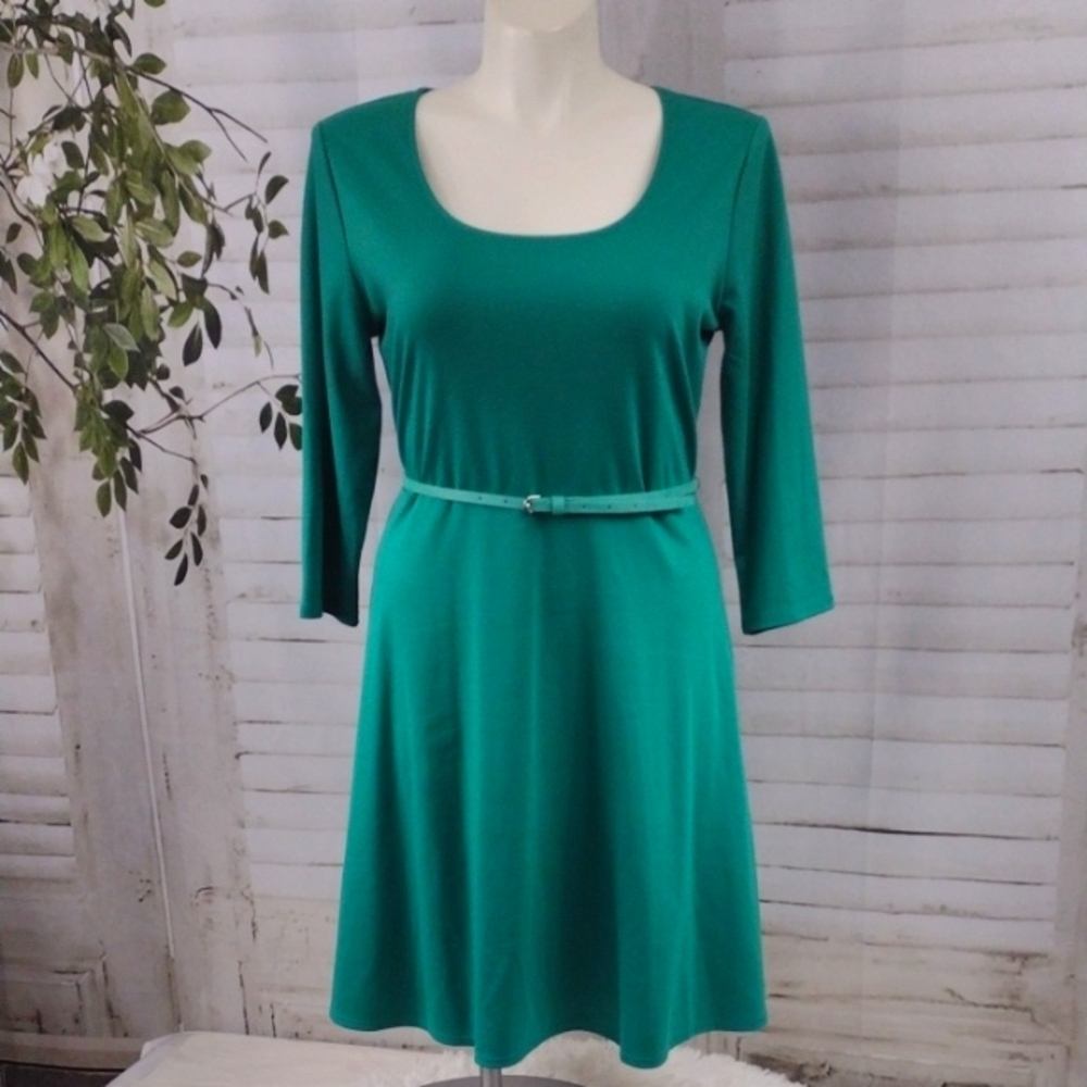 Old Navy Green Dress with Belt Size XL